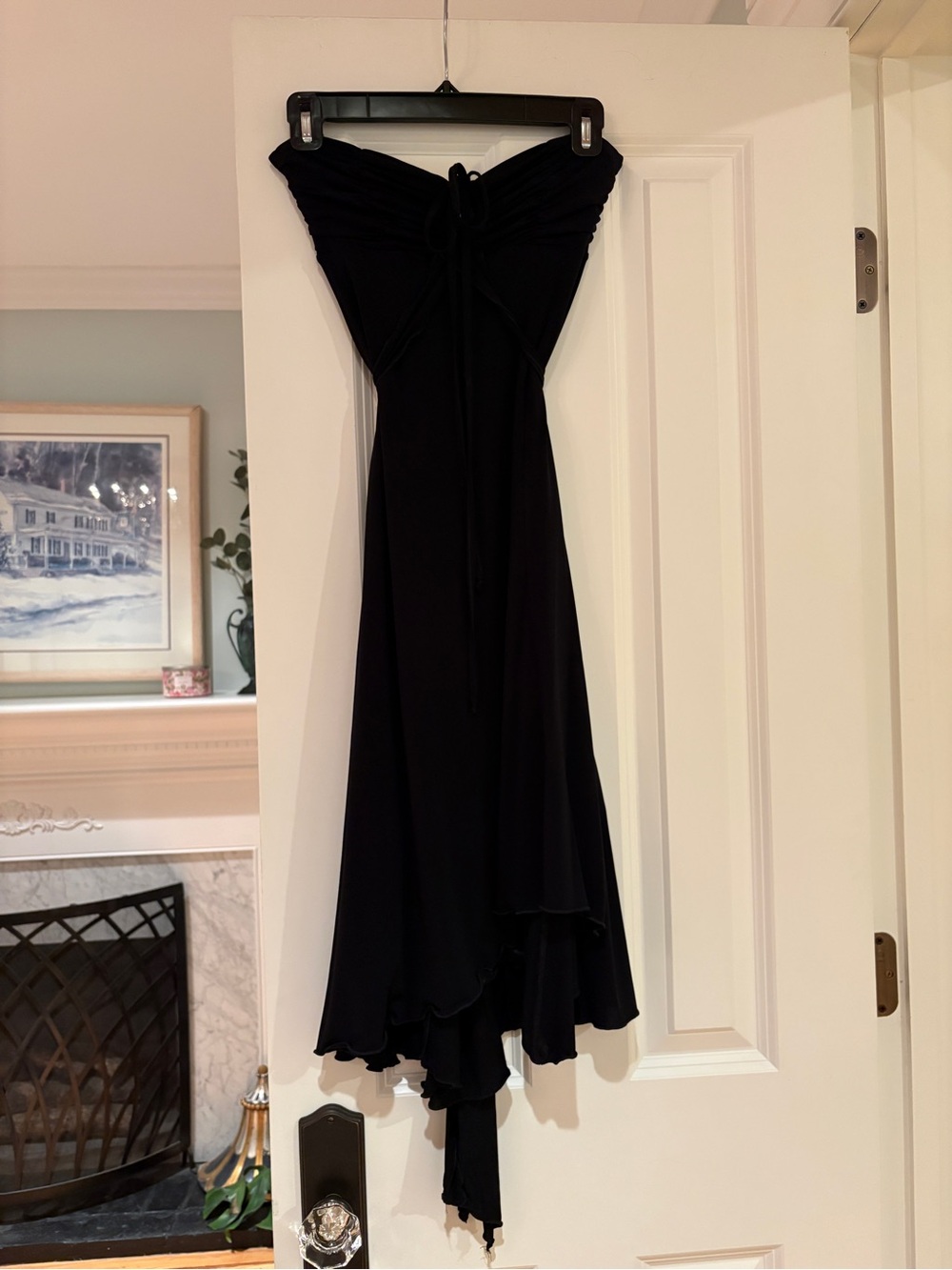 bebe Black Strapless Fully Lined Evening Dress - Elegant and Sexy Women’s Dress